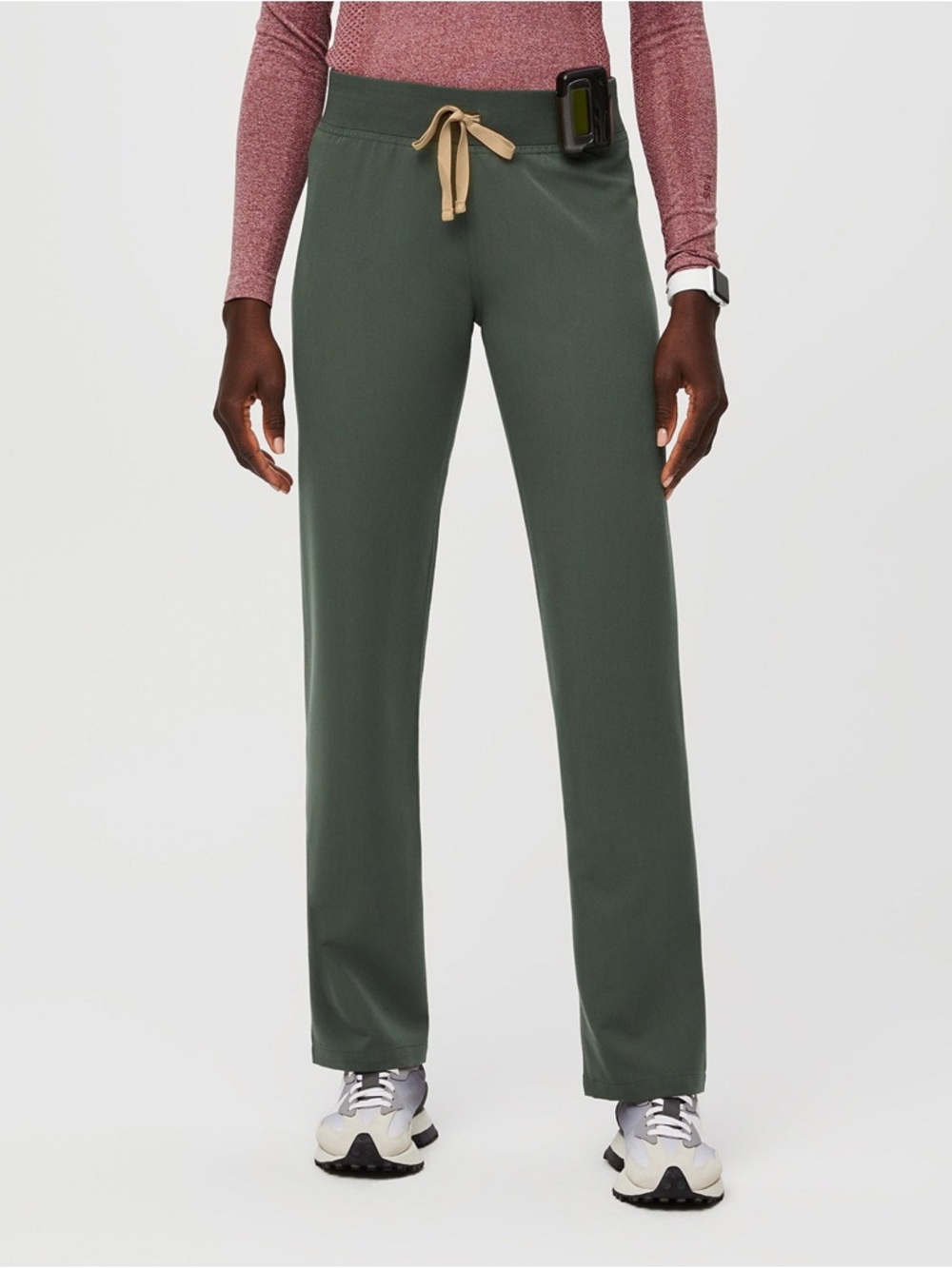 Livingston HEMMED TALL Moss scrub pants po# 1620